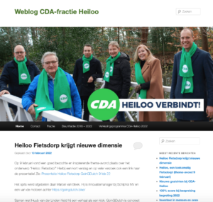 CDA Heiloo Fractie nieuws blog 2022